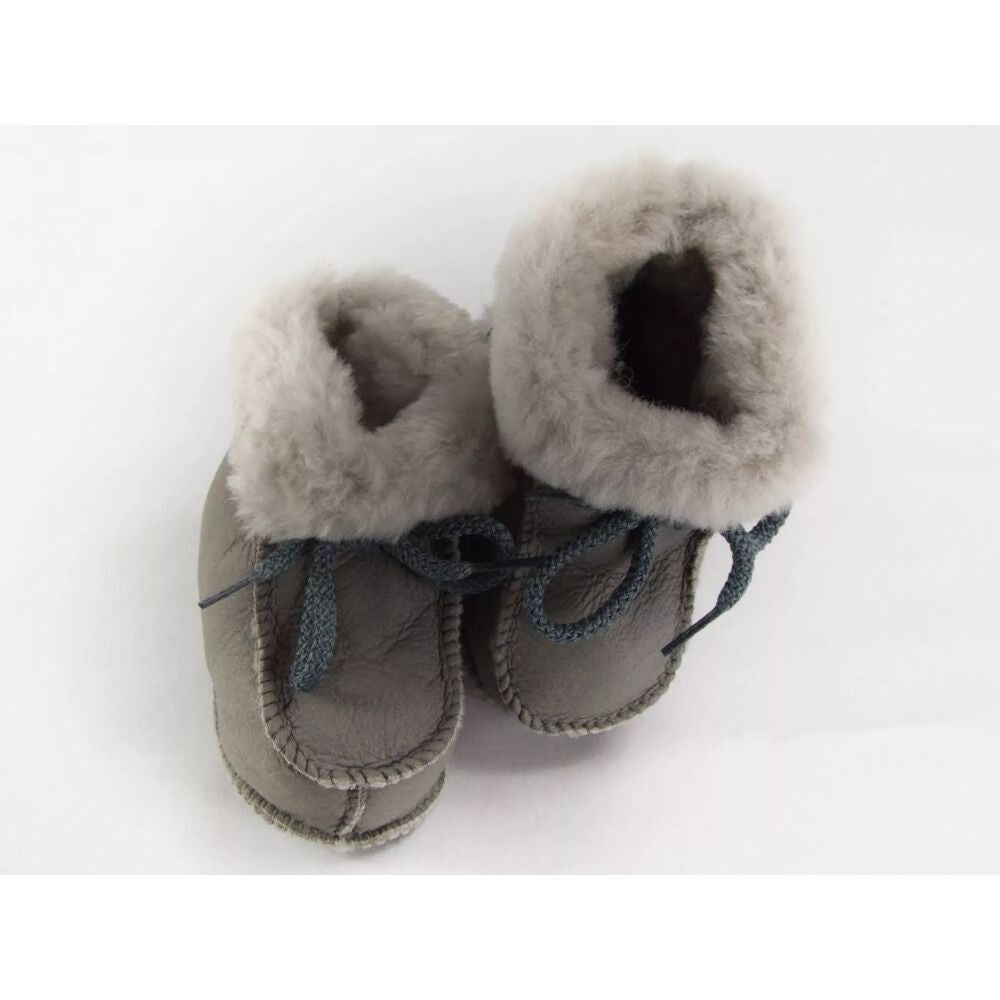 BERNARDINO - BOTTINES BEBE KIDDY GRIS