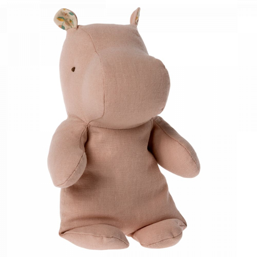 MAILEG - SAFARI FRIENDS, PETIT HIPPO - SOFT ROSE