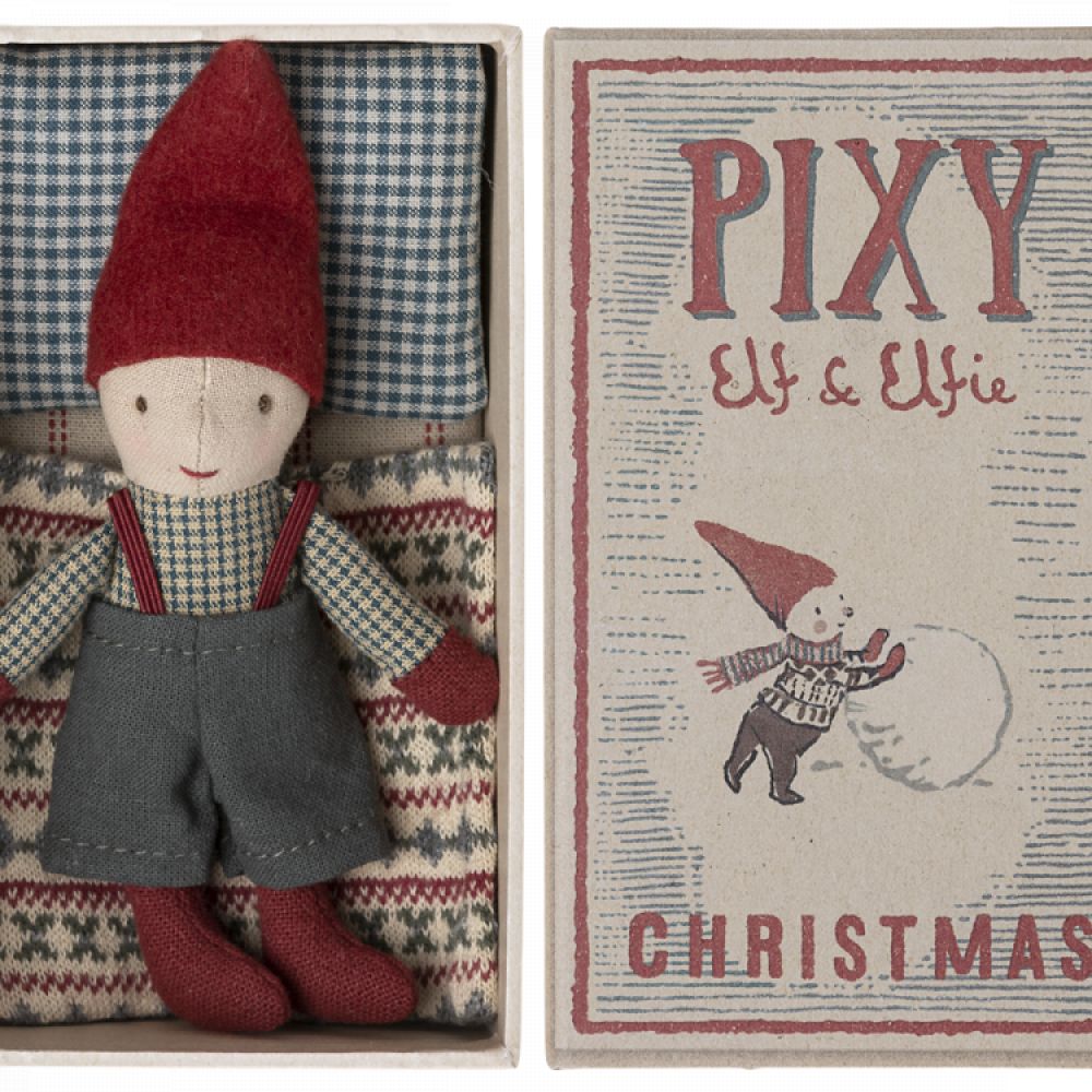 ELFE PIXI DAN SA BOITE ASSORTIE -Maileg