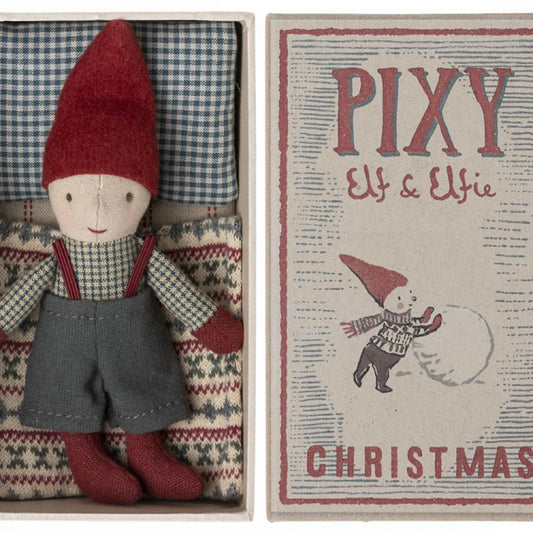 ELFE PIXI DAN SA BOITE ASSORTIE -Maileg