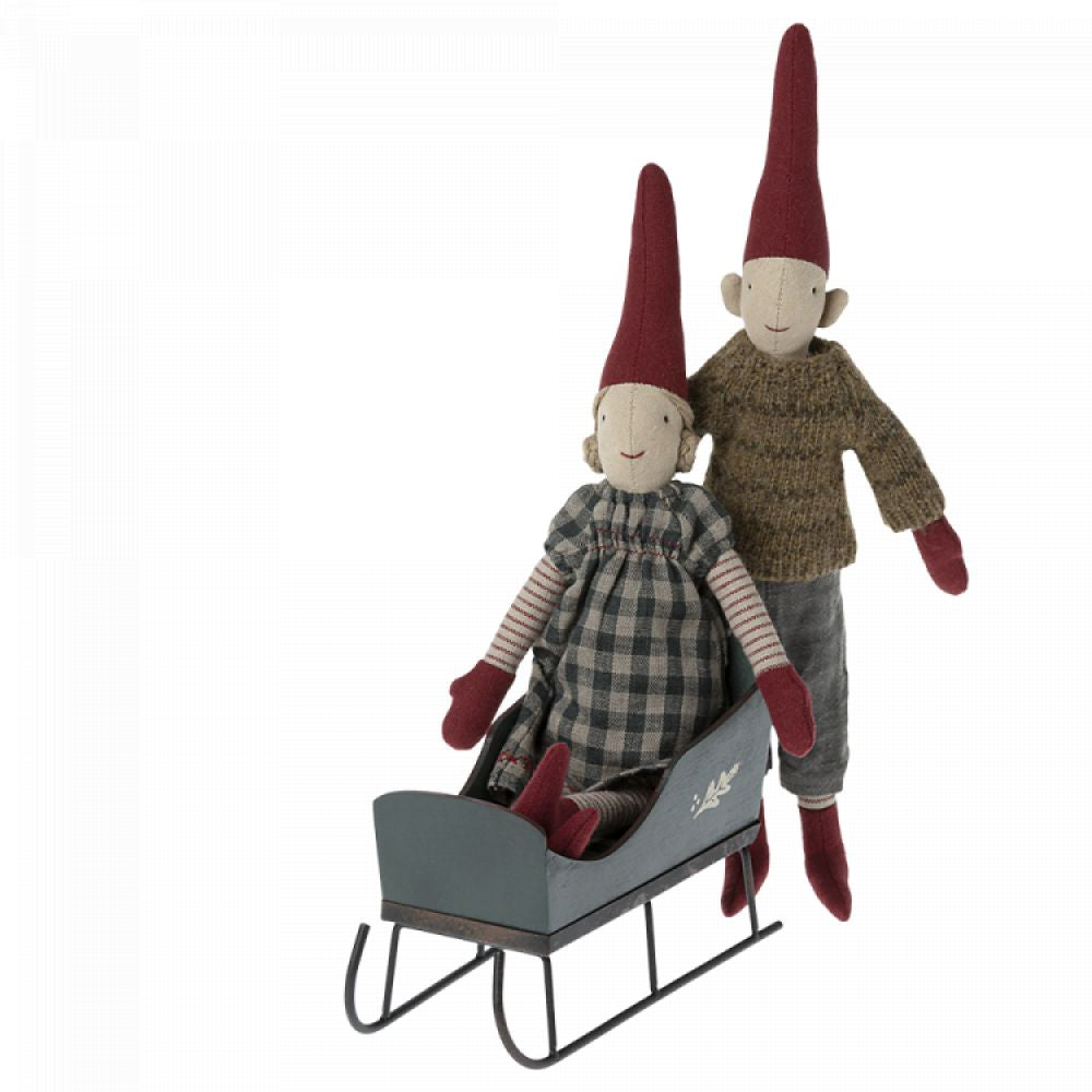 MAILEG - TRAINEAU MINI - VERT