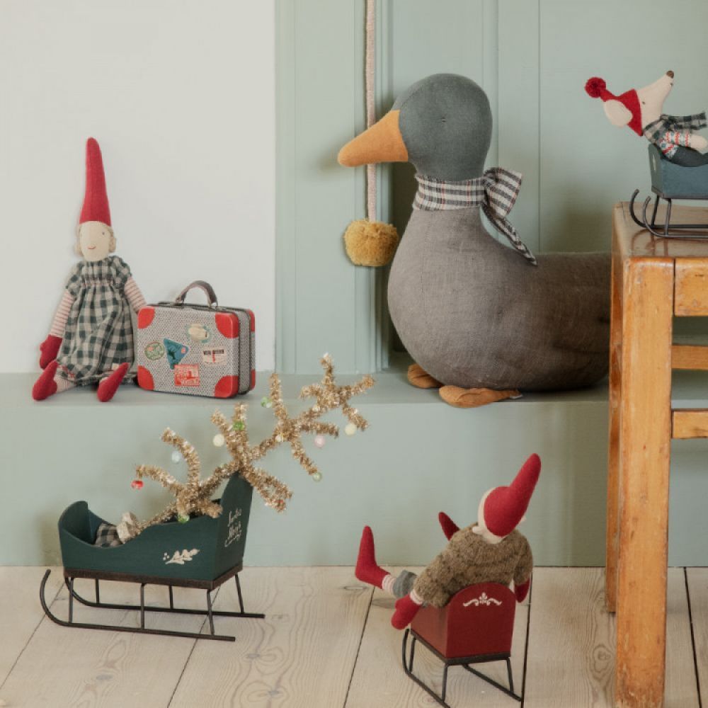 MAILEG - TRAINEAU MINI - VERT