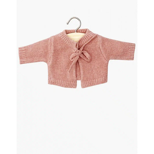 BABIES - CARDIGAN ALIX EN TRICOT ROSE THE
