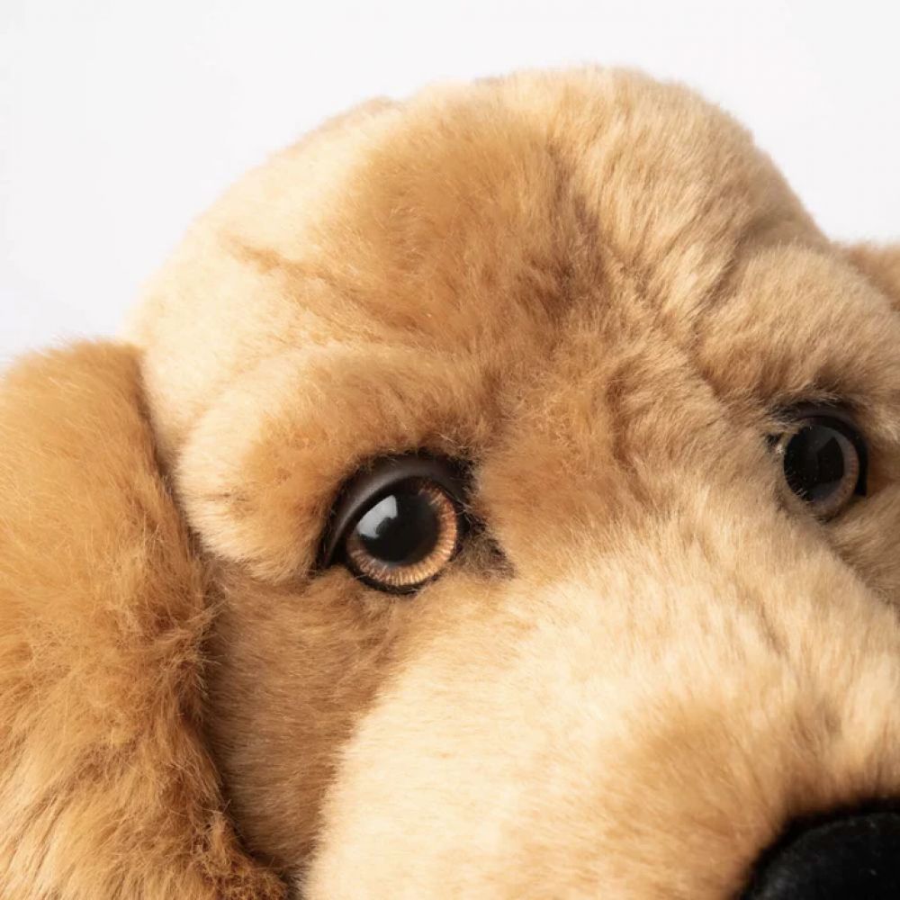 LA PELUCHERIE - CHIEN THEO COCKER ALLONGE  50CM