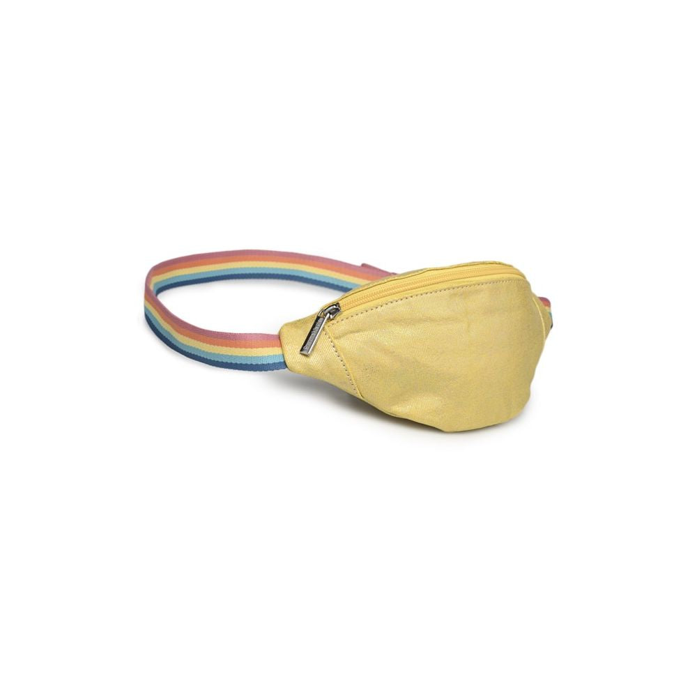 CARAMEL & CIE - SAC BANANE IRISE JAUNE