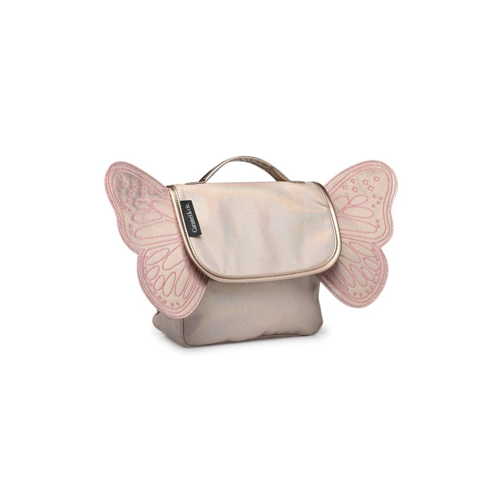 CARAMEL & CIE - SAC PAPILLON IRISE ROSE