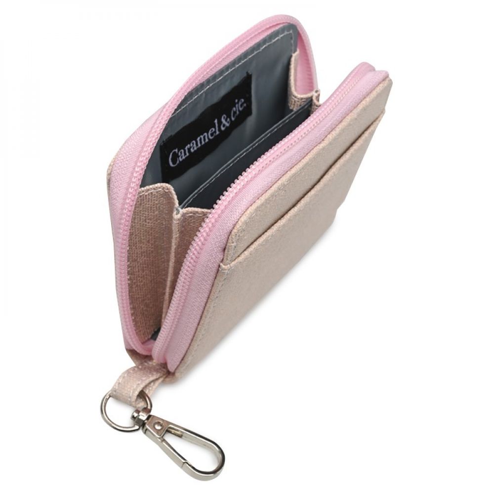 PORTE-MONNAIE IRISE ROSE -Caramel & Cie