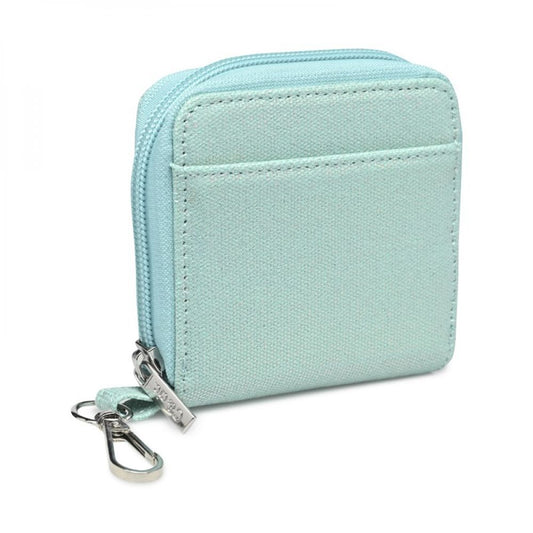 CARAMEL & CIE - PORTE-MONNAIE IRISE TURQUOISE