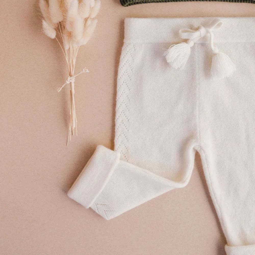 LEGGING BEBE EN CASHEMIRE - ARTHUR BLANC -Luno Tricot