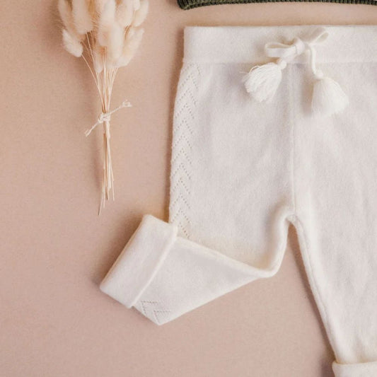 LUNO TRICOT - LEGGING BEBE EN CASHEMIRE ARTHUR BLANC