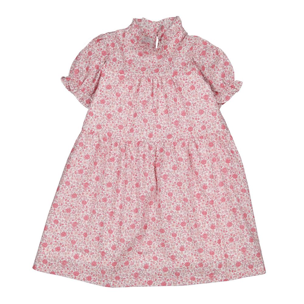 PETITE LUCETTE - ROBE ZOE DAHLIA CERISE 2