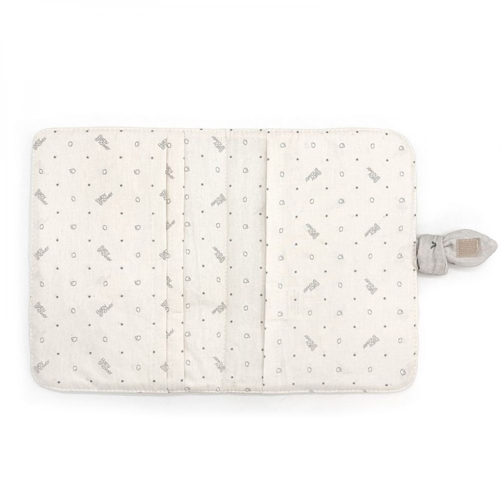 PROTEGE CARNET DE SANTE KNOT SOFT PRINT -Babyshower