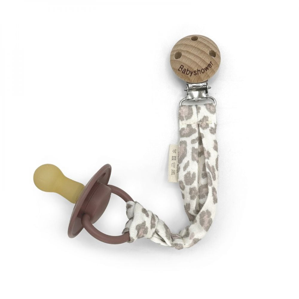 ATTACHE TETINE WOOD SOFT PRINT -Babyshower