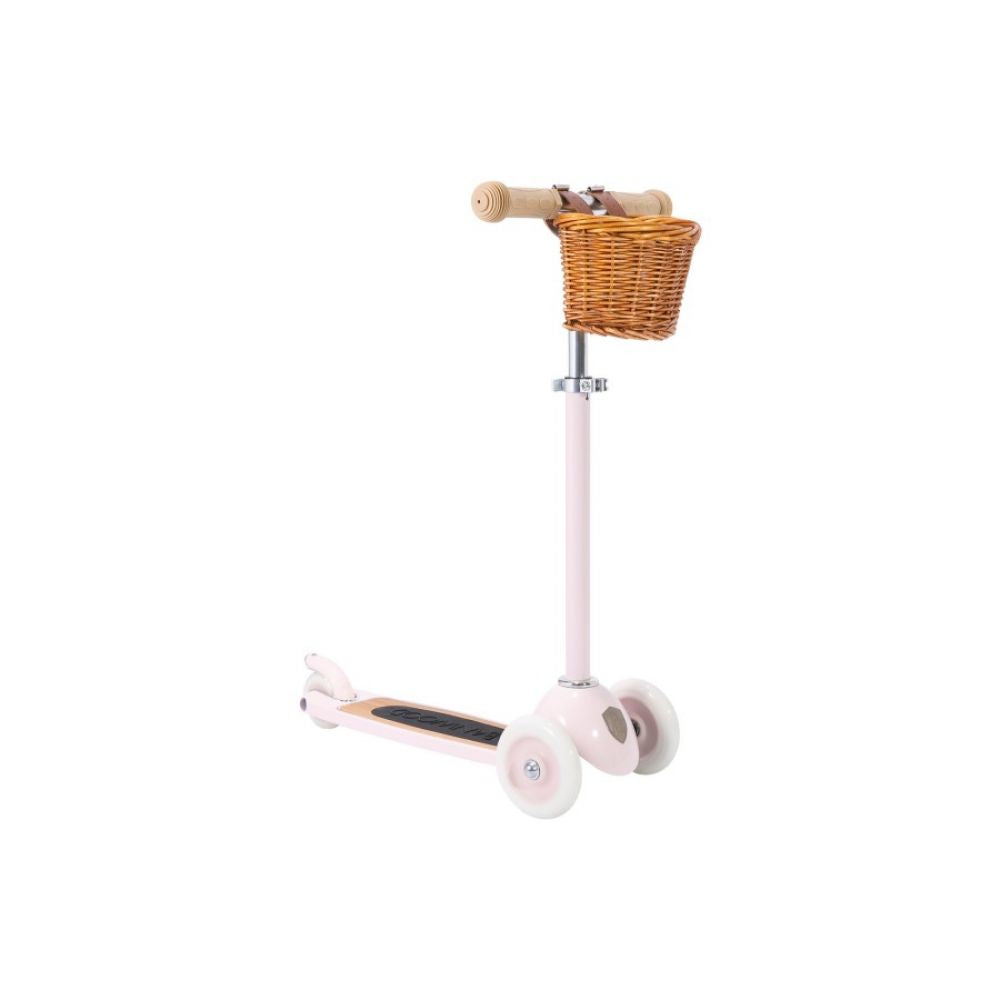 TROTTINETTE VINTAGE 3 ROUES ROSE -Banwood