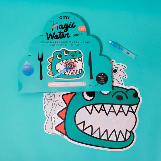 OMY - SET DE TABLE MAGIQUE - DINOS