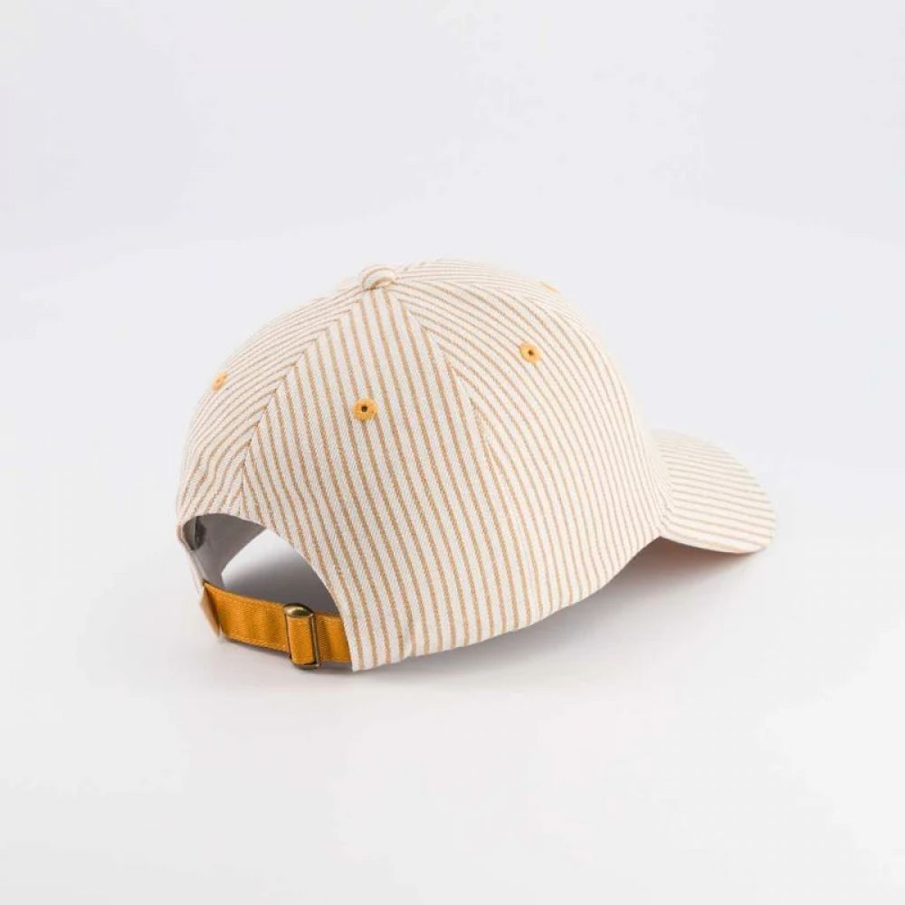 CHAMAYE - CASQUETTE 3/6A SUNSHINE RAYURES OCRE