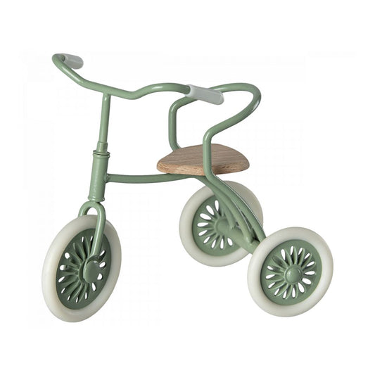 MAILEG - TRICYCLE ET ABRI, SOURIS - VERT