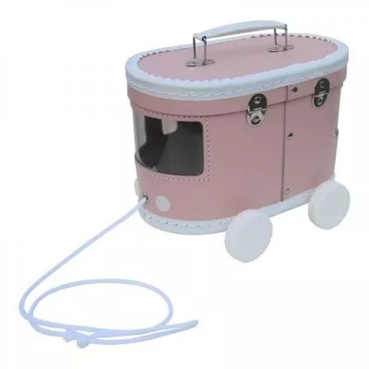 TRAMWAY BOITE A TIRER ROSE -O'That