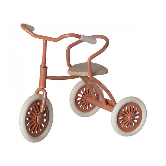 TRICYCLE ET ABRI, SOURIS - CORAIL -Maileg