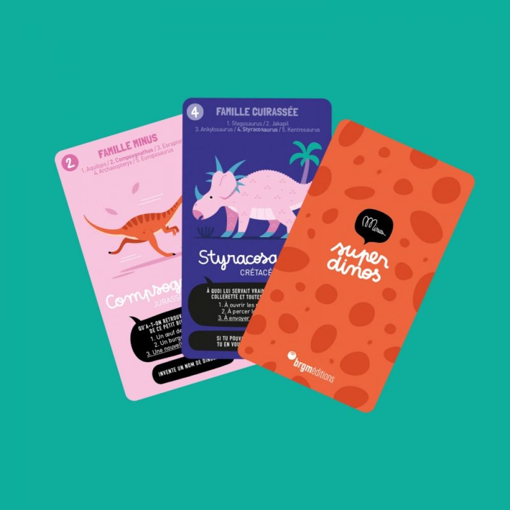 JEU DES 7 FAMILLES - SUPER DINOS -Edition Minus