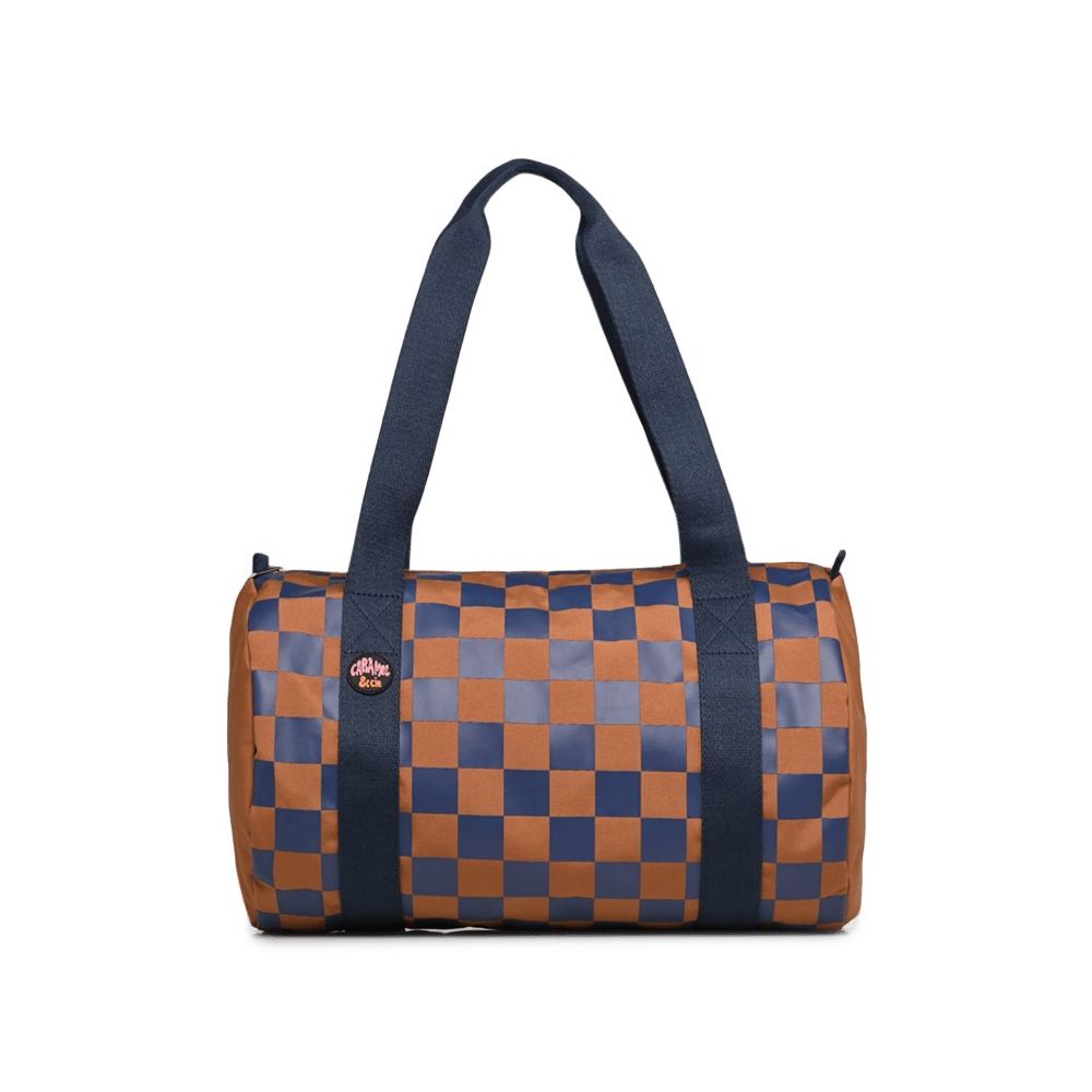 SAC WEEK END SQUARE OCRE / MARINE -Caramel & Cie