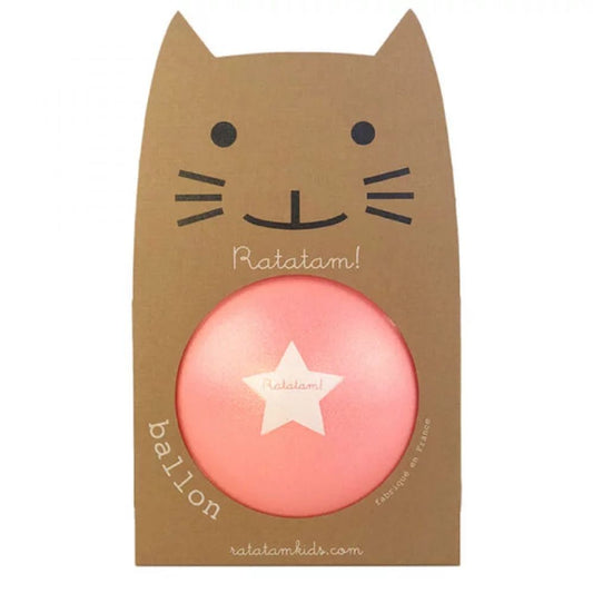 RATATAM - BALLON ROSE SUMMER PAILLETE 15 CM