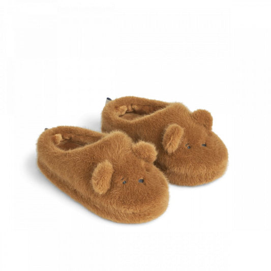 LIEWOOD - CHAUSSONS OURS AVIAJA - GOLDEN CARAMEL