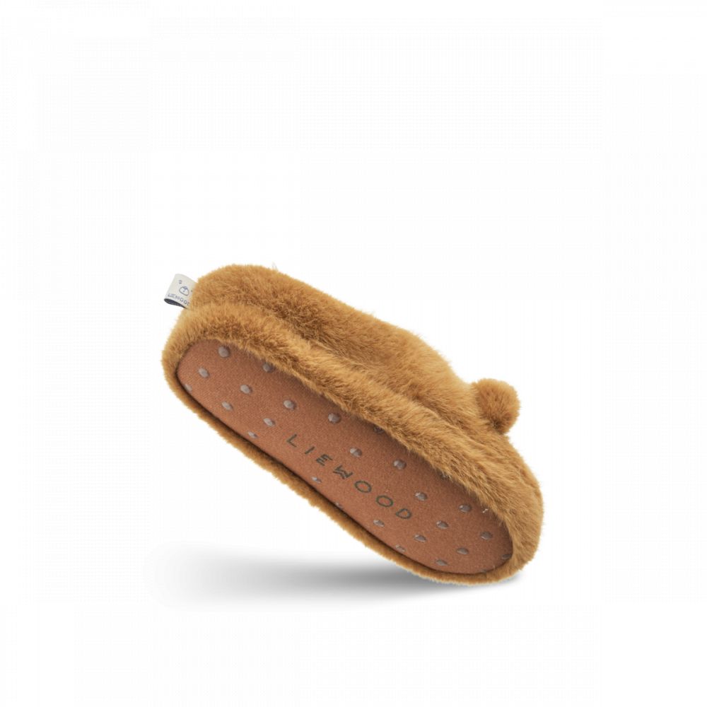 LIEWOOD - CHAUSSONS OURS AVIAJA - GOLDEN CARAMEL