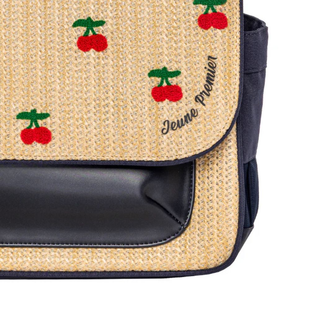 IT BAG MIDI - RAFFIA CHERRY -Jeune Premier