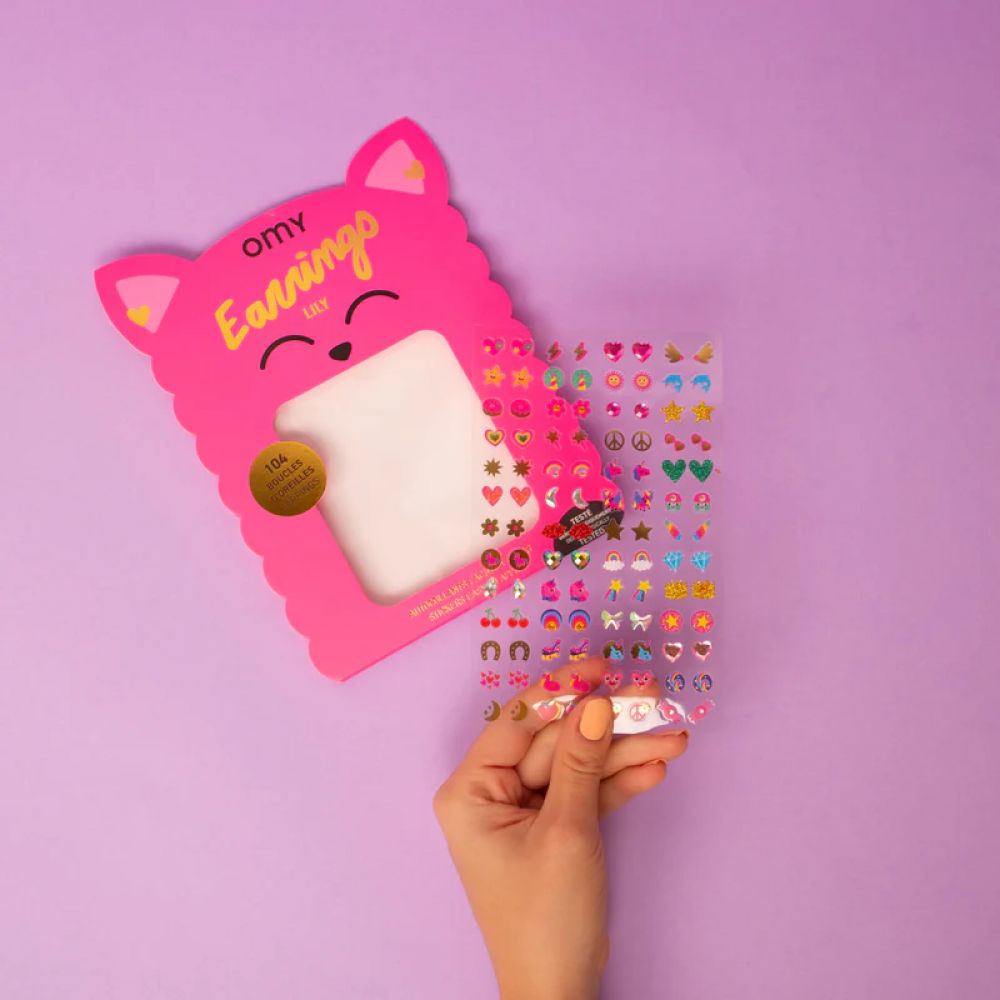 EARRINGS STICKERS - LILY -Omy