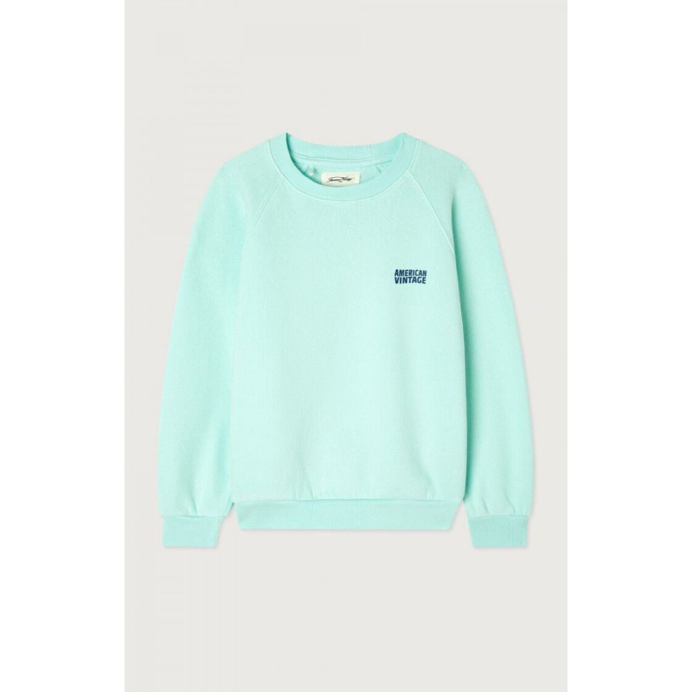 AMERICAN VINTAGE - SWEAT ML COL ROND GLACIAL VINTAGE 3-6