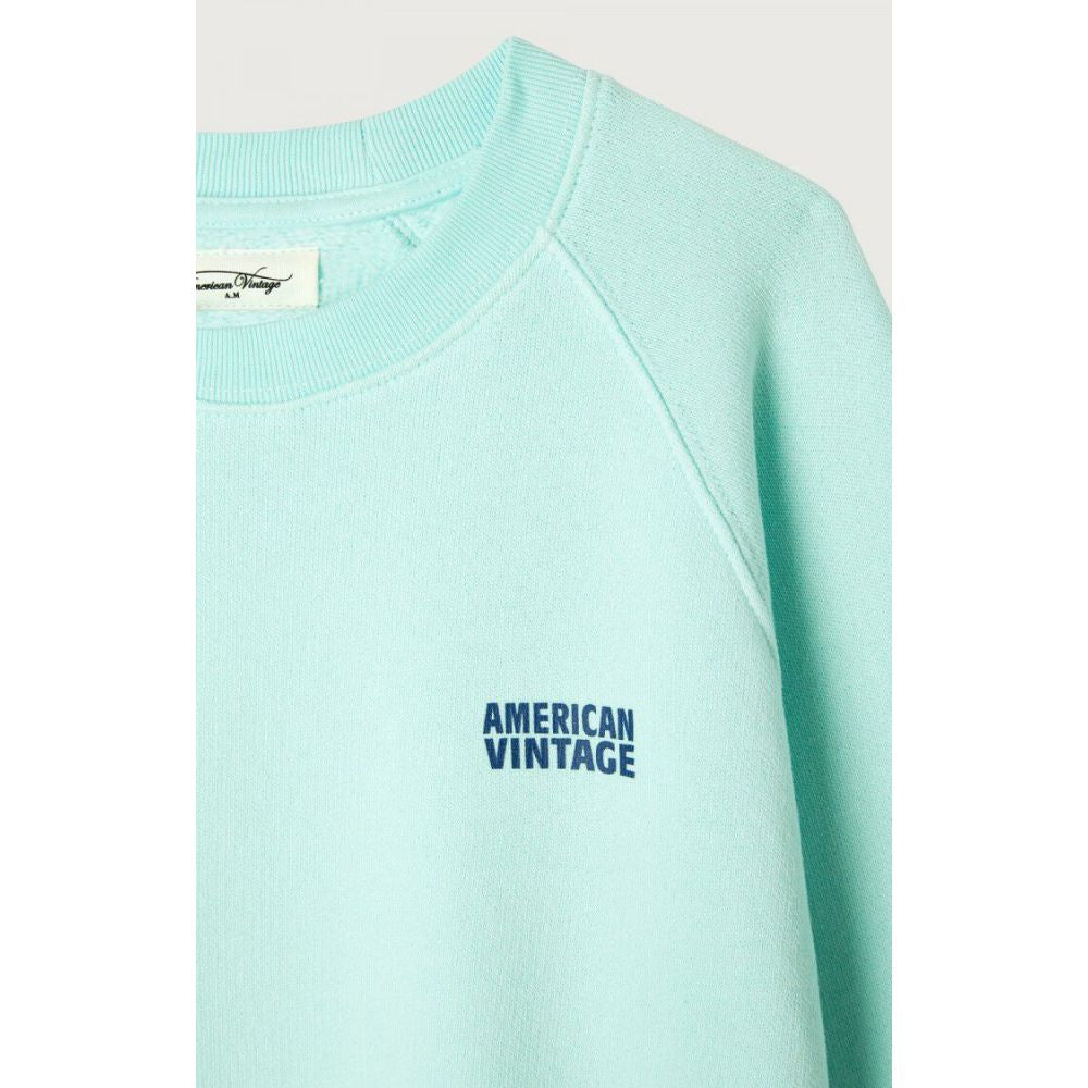 AMERICAN VINTAGE - SWEAT ML COL ROND GLACIAL VINTAGE 3-6