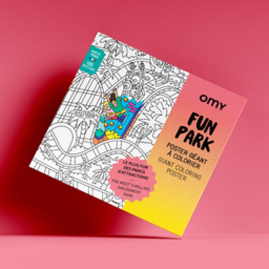 OMY - POSTER A COLORIER - FUN PARK 100x70