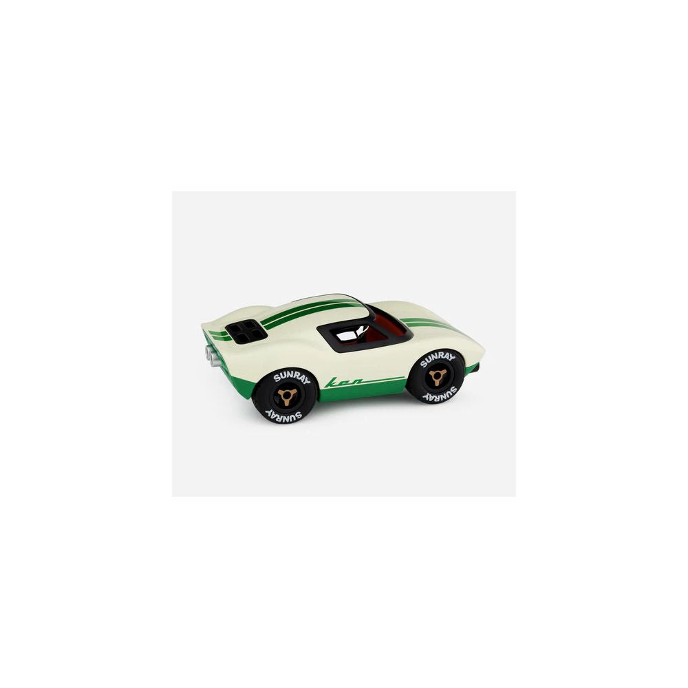 VOITURE MINI KEN CLINE BLANC/VERT 17,4CM -Playforever