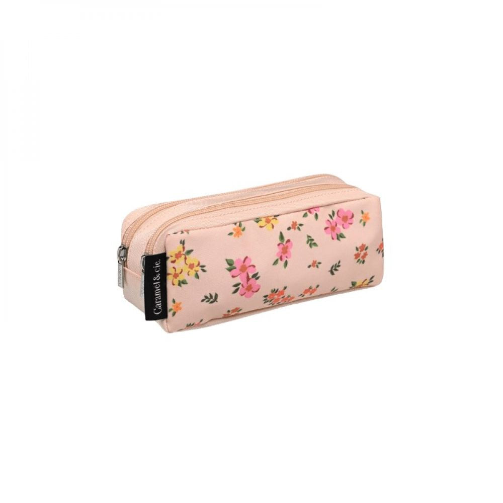 CARAMEL HORS DEPOT - TROUSSE A DOUBLE COMPARTIMENT-LIBERTY ROSE