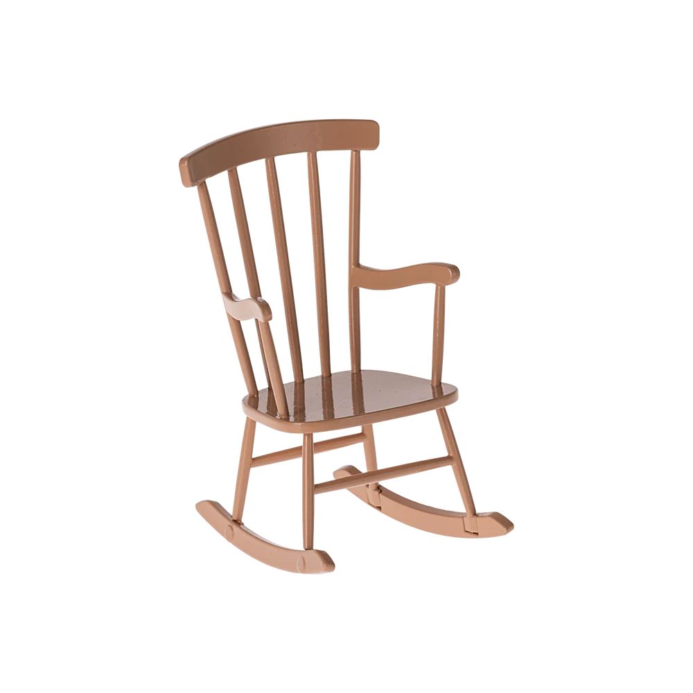 CHAISE A BASCULE, SOURIS - ROSE POUDRE -Maileg