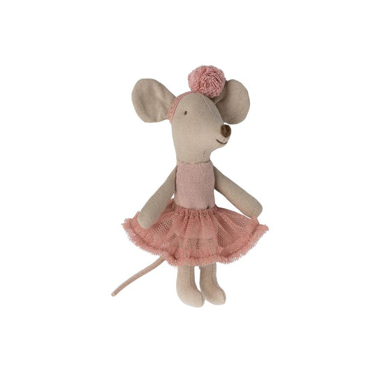 MAILEG - DANSEUSE BALLERINE SOURIS, PETITE SOEUR ROSE