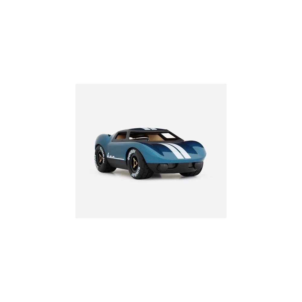 VOITURE MINI KEN CASH BLANC/BLEU 17,4CM -Playforever