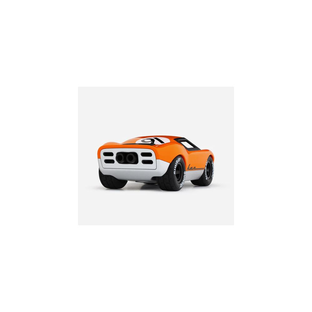 PLAYFOREVER - VOITURE MINI KEN GIBSON ORANGE 17,4CM