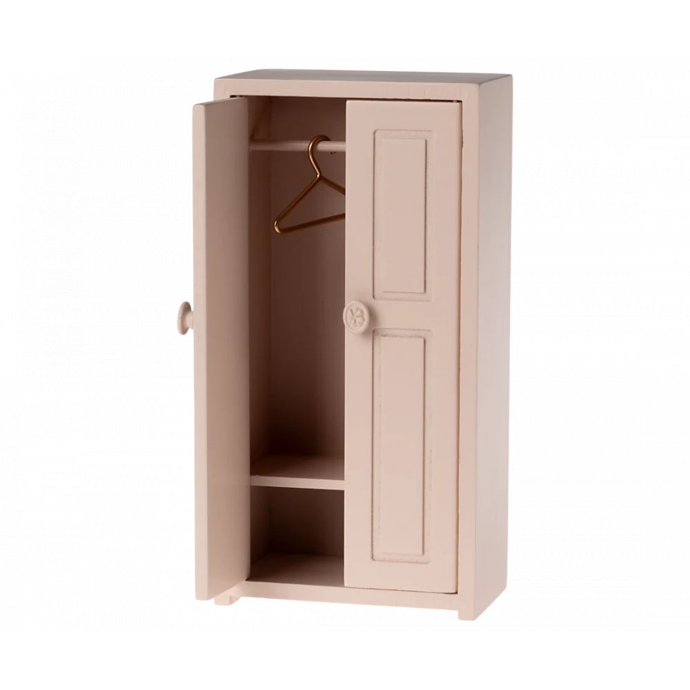 MAILEG - ARMOIRE SOURIS - ROSE CLAIR
