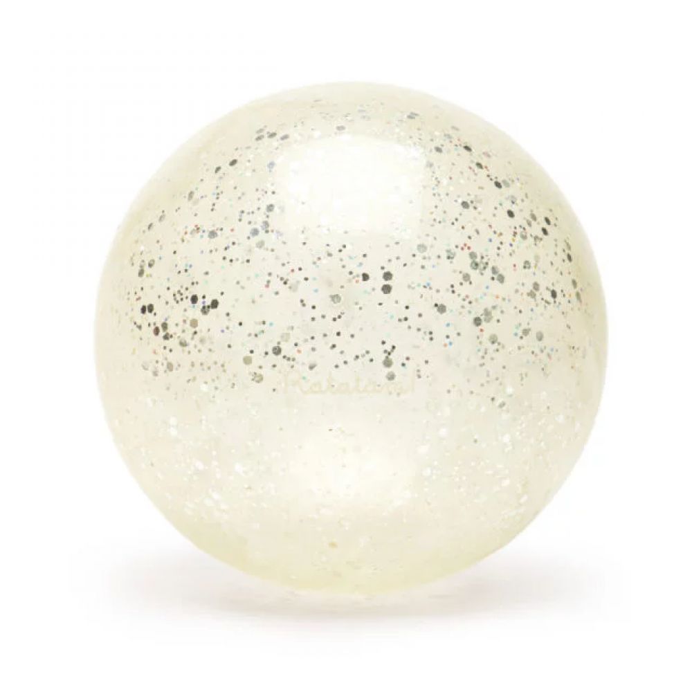 BALLE DE MANIPULATION BULLE ARGENT 10 CM (MOUTON) -Ratatam
