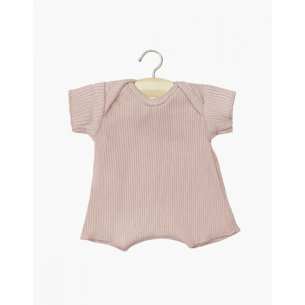 MINIKANE - BABIES - BODY SHORTY EN BORD COTE PETALE