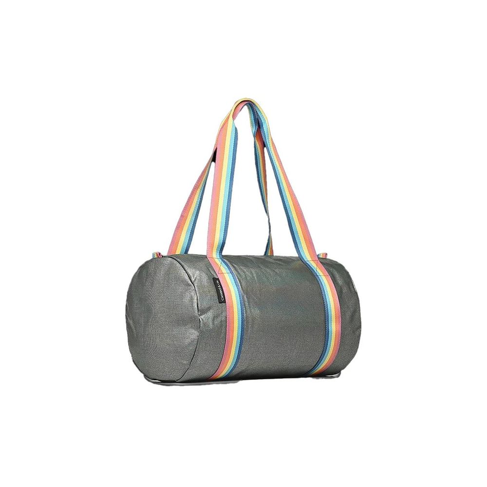 WEEK-END BAG IRIDESCENT GREEN -Caramel & Cie