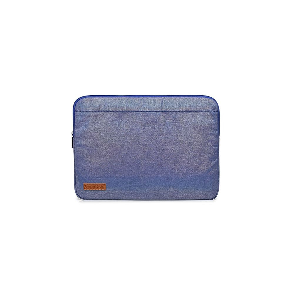 LAPTOP SLEVE NAVY IRISESCENT -Caramel & Cie