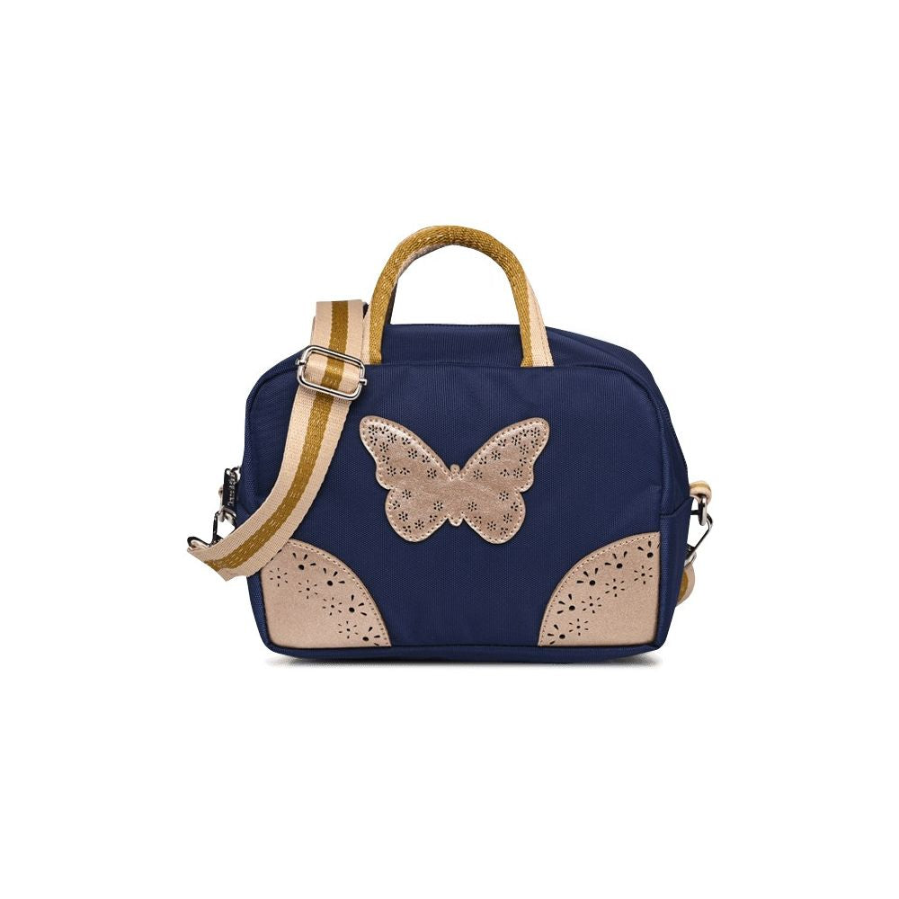 LUNCH BAG PAPILLON MARINE -Caramel & Cie