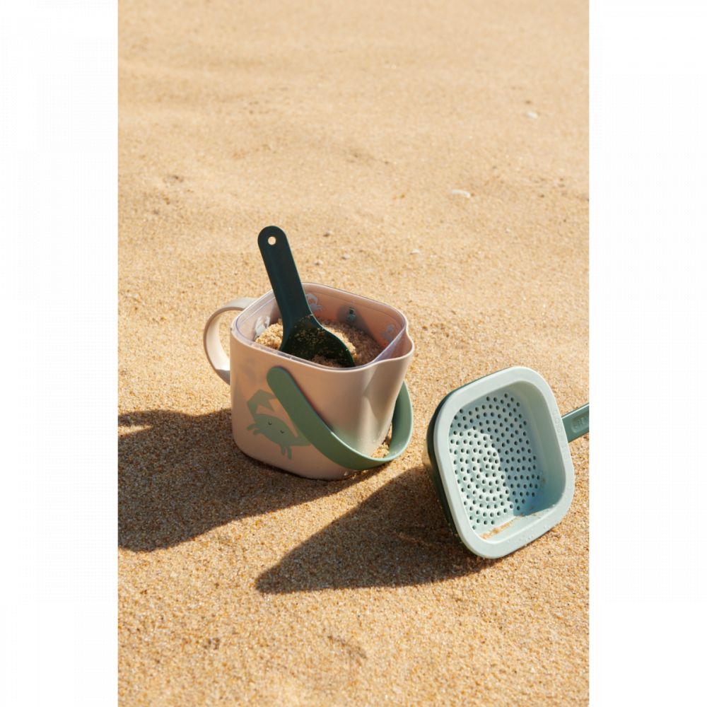 SET DE PLAGE ROALD - PEACH / SEA SHELL -Liewood