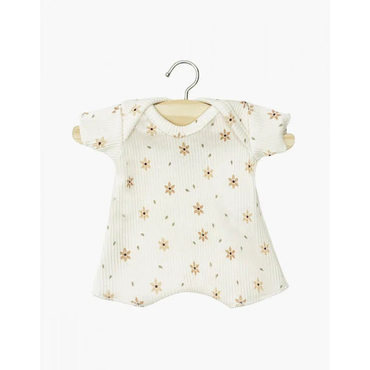 MINIKANE - BABIES - BODY SHORTY EN BORD COTE FLEURS D'HIVER