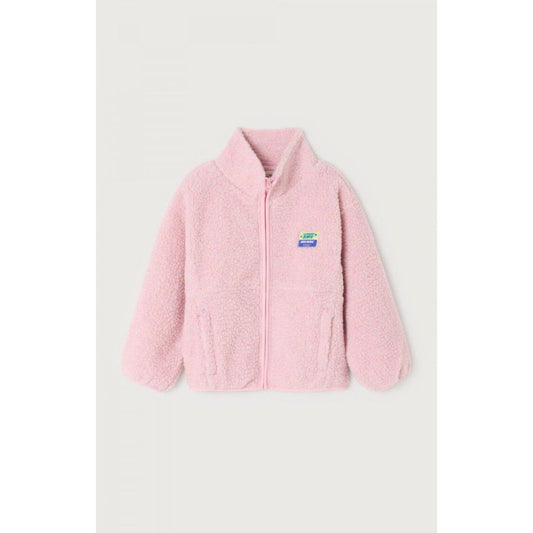 AMERICAN VINTAGE - VESTE COURTE AMPLE ML ZIPPEE DRAGEE CHINE 7+