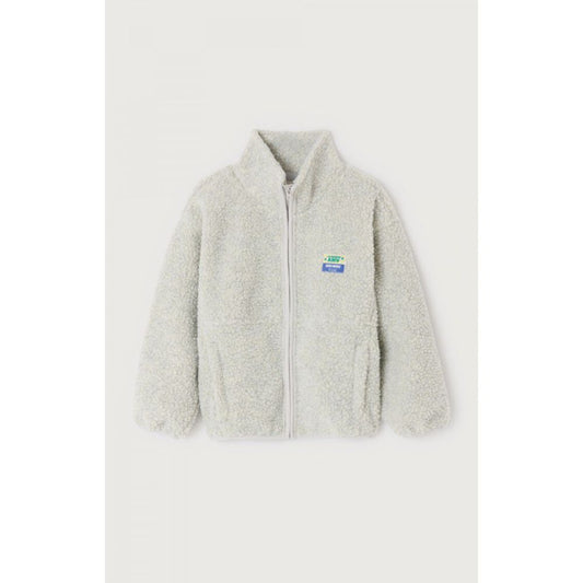 AMERICAN VINTAGE - VESTE COURTE AMPLE ML ZIPPEE POLAR MELANGE 7+