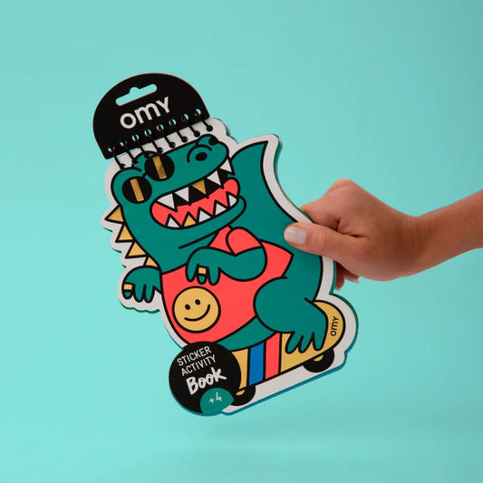 CARNET D'ACTIVITE STICKERS - DINO -Omy